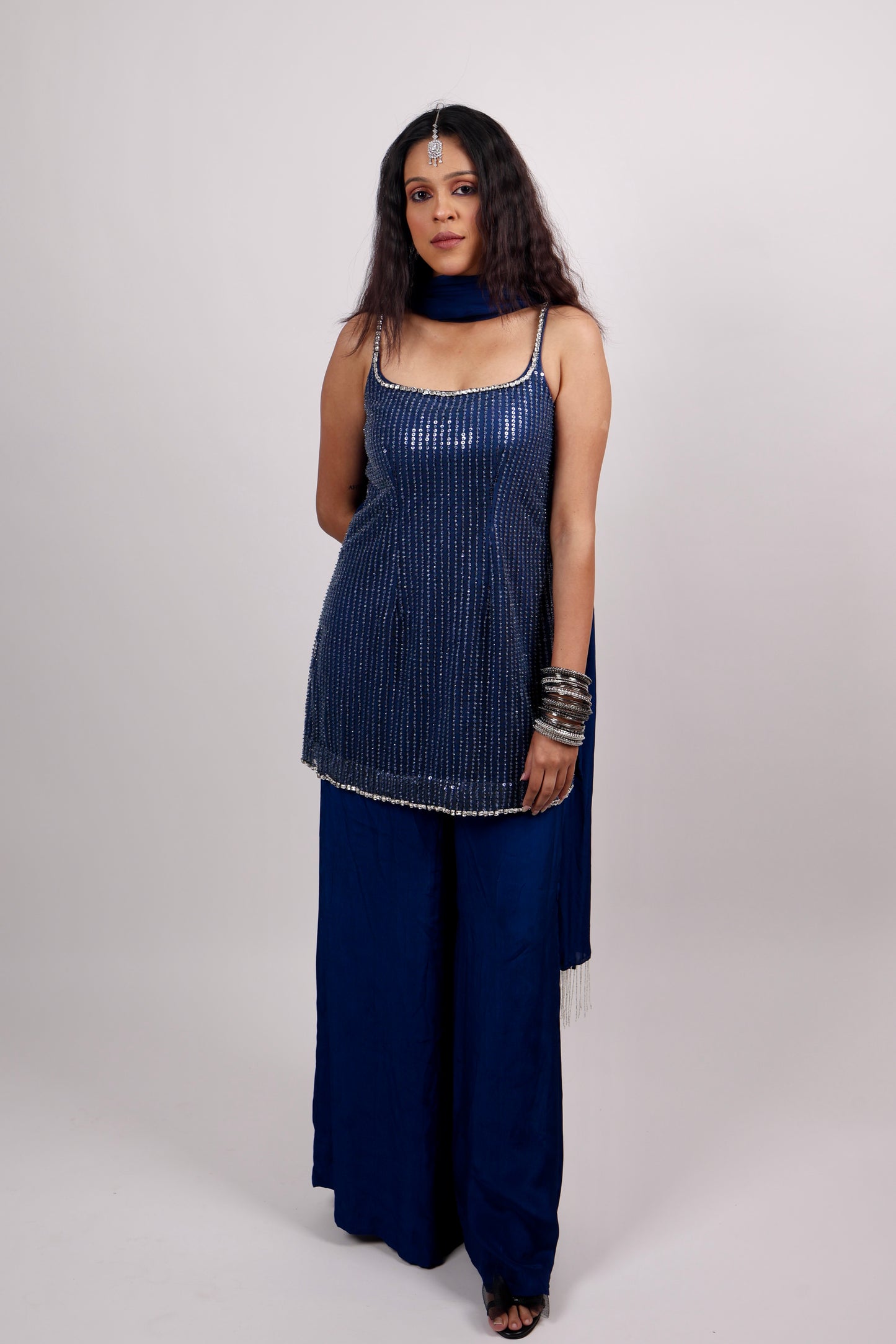 Blue kurti set