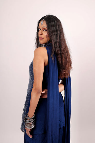 Blue kurti set