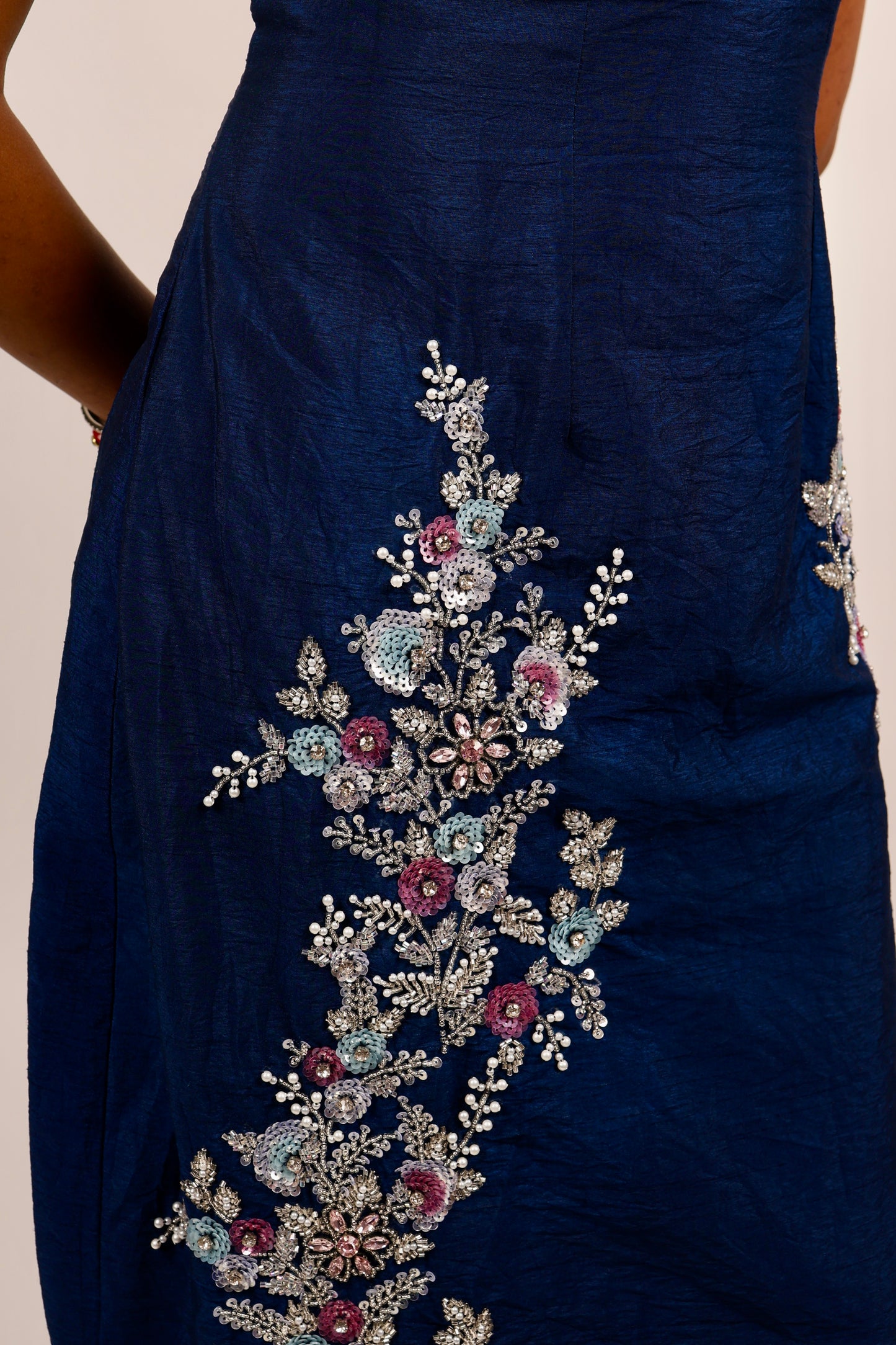 Dark Blue Mid length dress