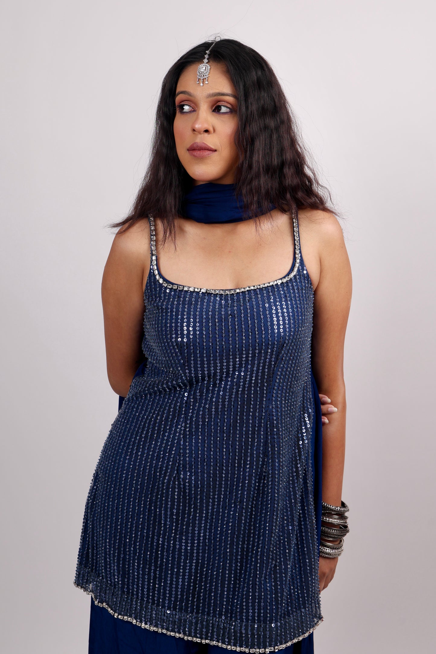 Blue kurti set