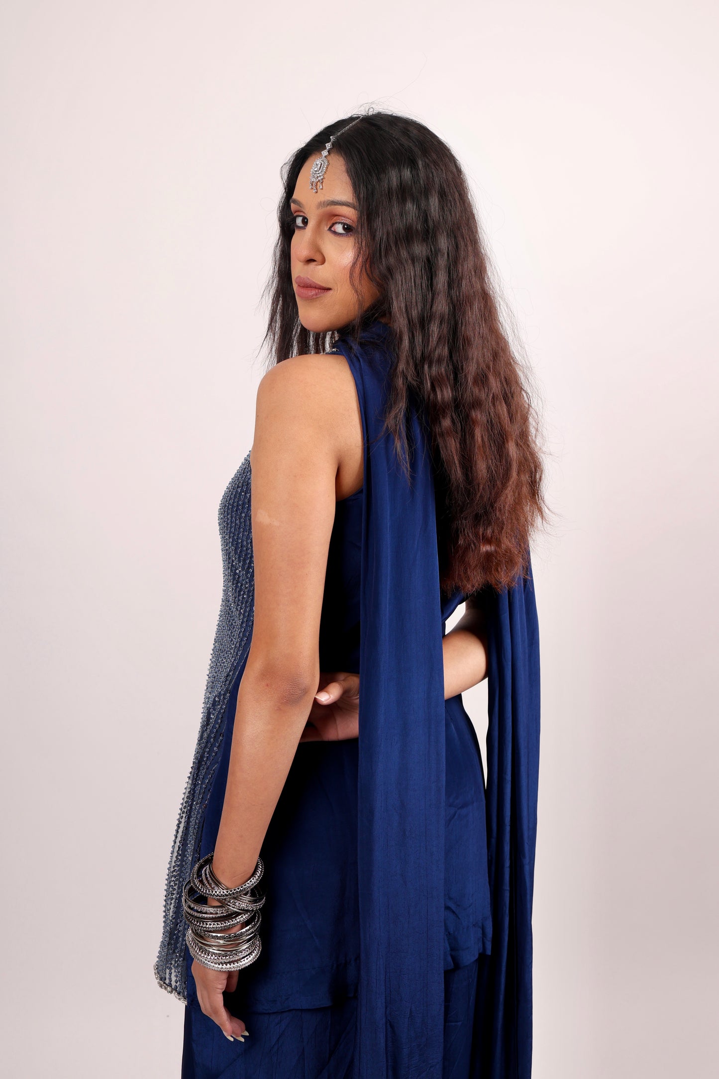 Blue kurti set