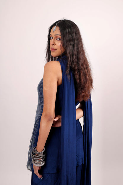 Blue kurti set