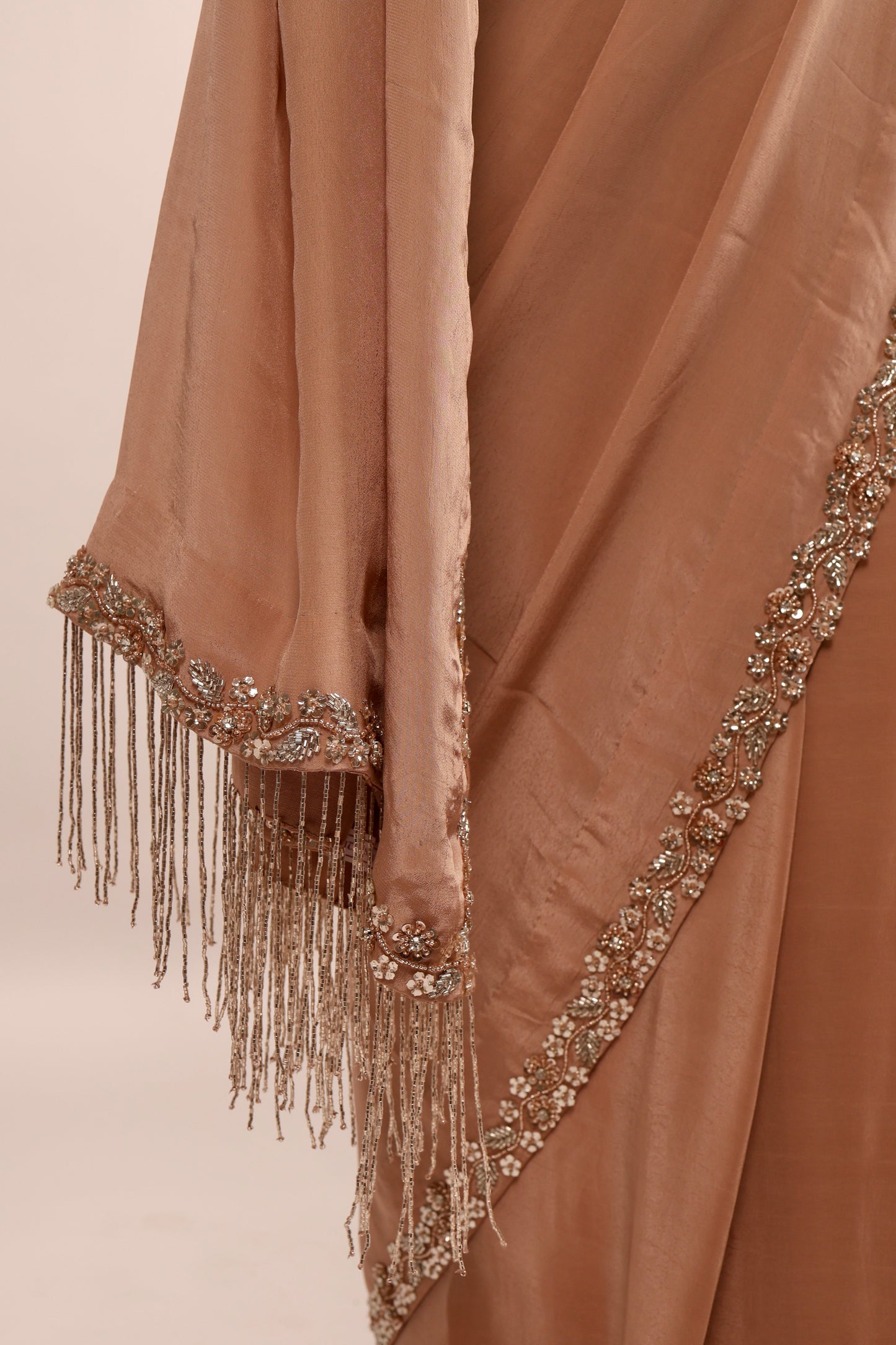 Biege saree with blouse