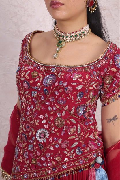 Rani Pink lehenga set